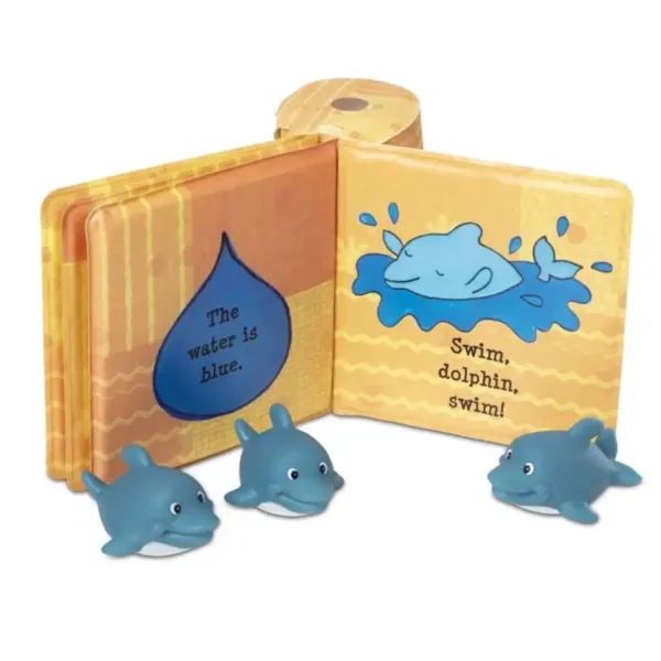 Badespielzeug: Wasserfestes Buch, Baby-Delfine - Melissa & Doug Bild 2