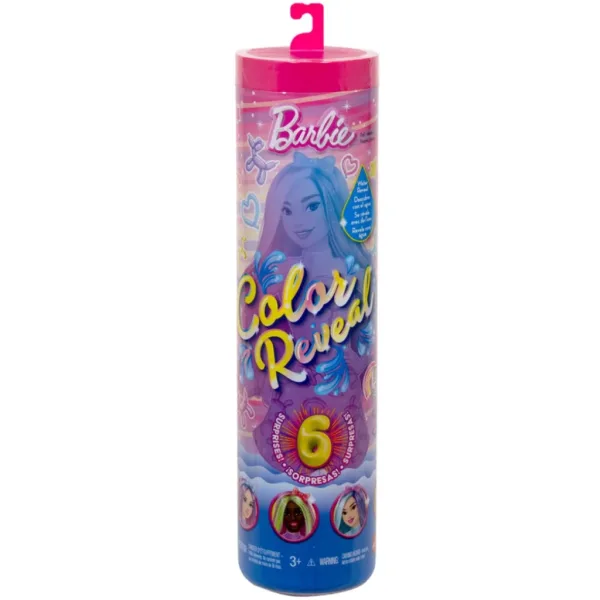 Barbie: Color Reveal Puppe Luftballonhund Überraschungsserie – Mattel Bild 1