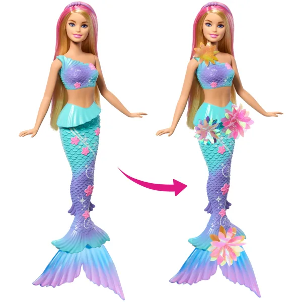 Barbie Dreamtopia: Blumenzauber Meerjungfrau Puppe – Mattel Bild 2
