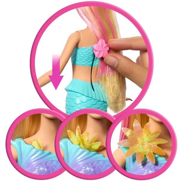Barbie Dreamtopia: Blumenzauber Meerjungfrau Puppe – Mattel Bild 4