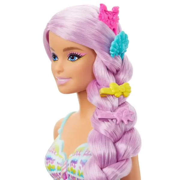 Barbie Dreamtopia: Magische Frisur Meerjungfrau Puppe 2024 - Mattel Bild 4