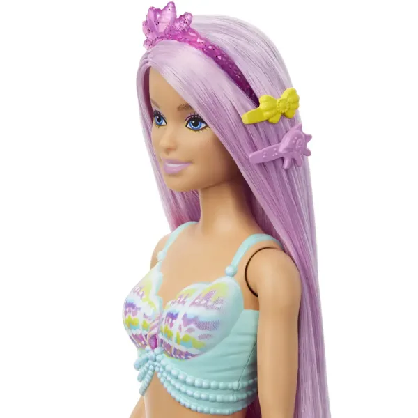 Barbie Dreamtopia: Magische Frisur Meerjungfrau Puppe 2024 - Mattel Bild 5