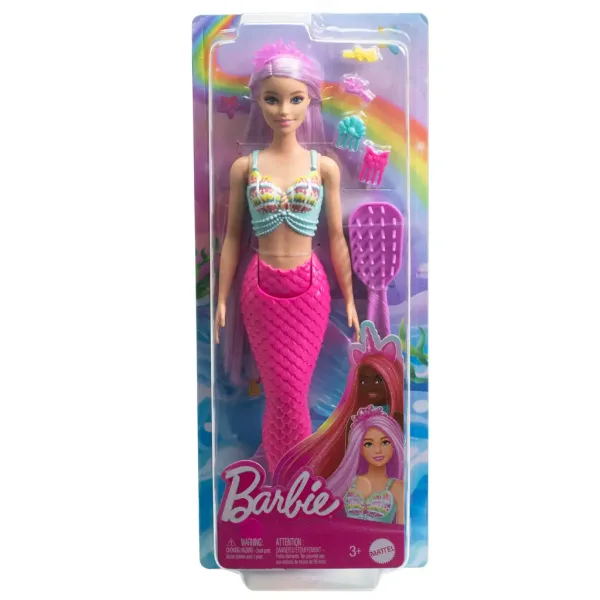 Barbie Dreamtopia: Magische Frisur Meerjungfrau Puppe 2024 - Mattel Bild 6