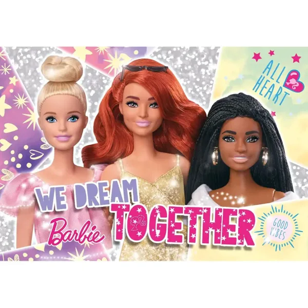Barbie-Freundinnen 60-teiliges Glitzer-Puzzle 50x35 cm - Lisciani Bild 2