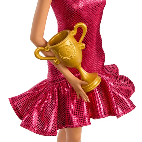 Barbie: Gesellschaftstanz-Karrierepuppe mit Pokal – Mattel Bild 2