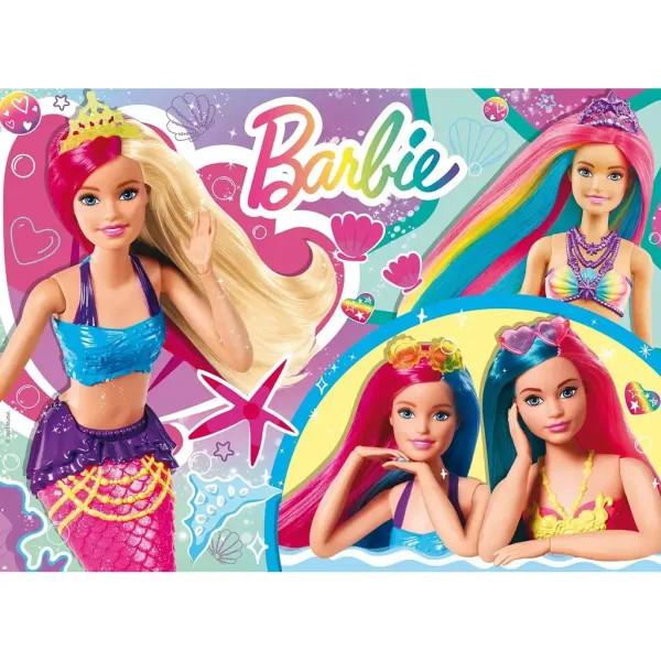 Barbie Magische Meerjungfrauenfreundinnen – 48-teiliges Puzzle, 35 x 25 cm – Lisciani Bild 2