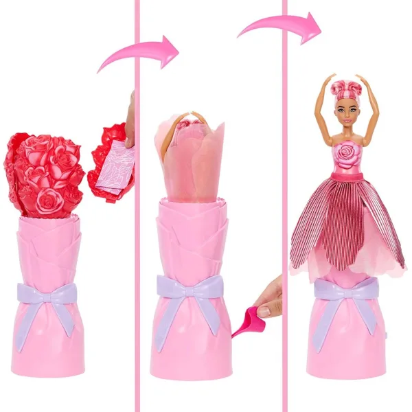 Barbie Reveal: Blumenzauber Überraschungspuppe – Rose – Mattel Bild 3