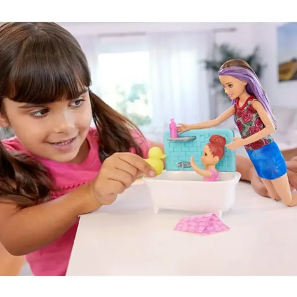 Barbie: Skipper Babysitter-Badeset - Mattel Bild 3