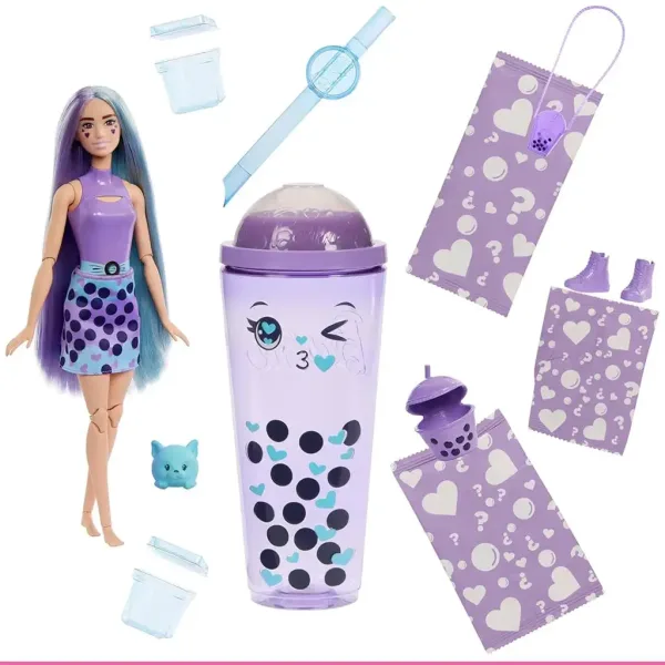 Barbie: Slime Reveal Bubi Party Lila Puppe - Mattel Bild 3
