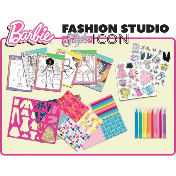 Barbie Style Icon Mal- und Anziehset – Lisciani Bild 2