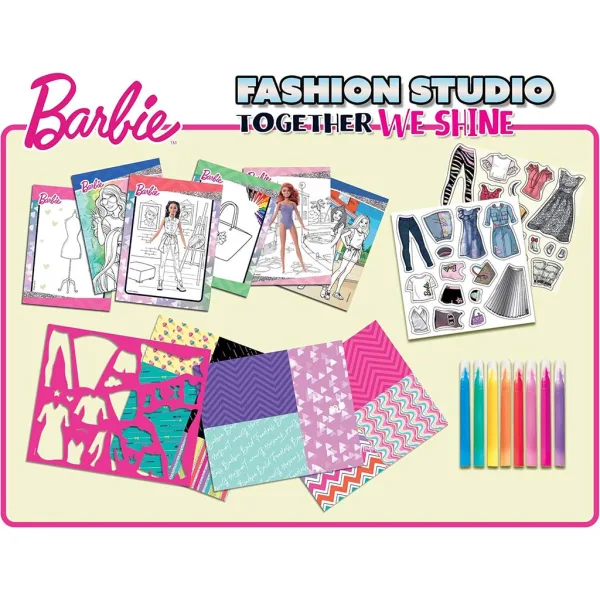 Barbie Together We Shine Mal- und Anziehset - Lisciani Bild 2