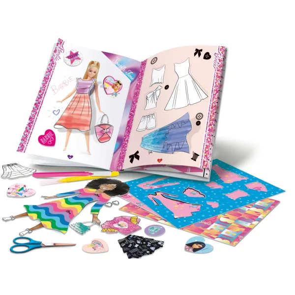 Barbie modischer Rucksack zum Ausmalen - Lisciani Bild 2