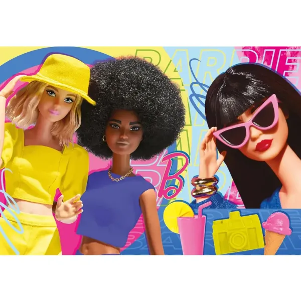 Barbie und ihre Freunde 2x60-teilige Maxi-Bodenpuzzle 50x35cm – Lisciani Bild 3