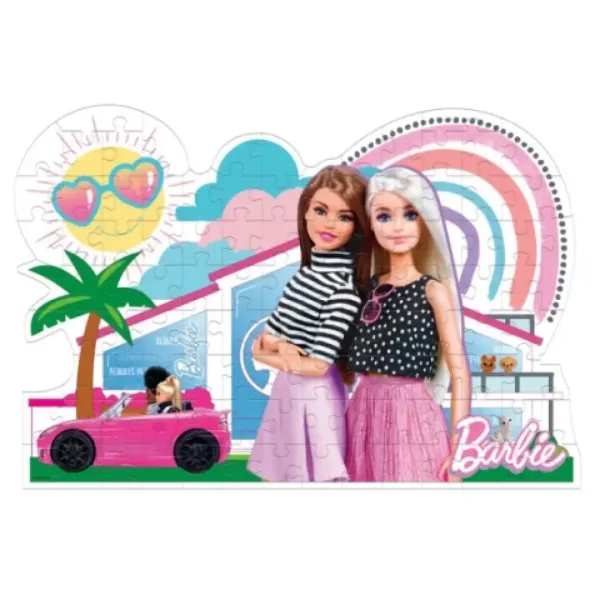 Barbies Ferienhaus Supercolor 104-teiliges Puzzle - Clementoni Bild 2