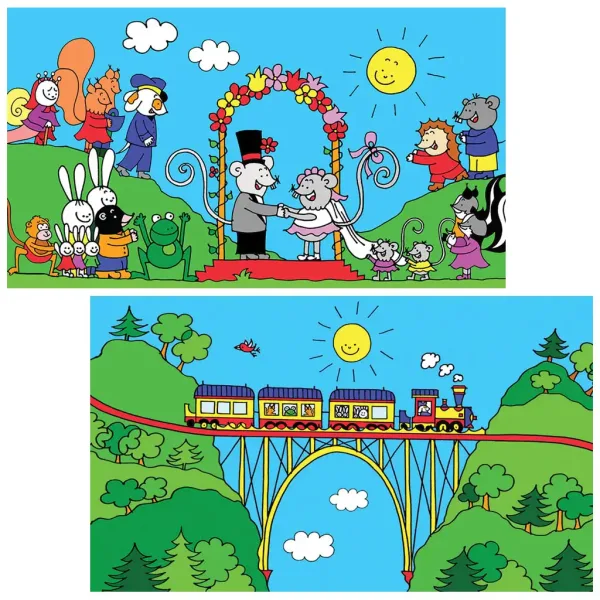 Bartos Erika: Der kleine Zug im Moha-Tal Diafilm Bild 2