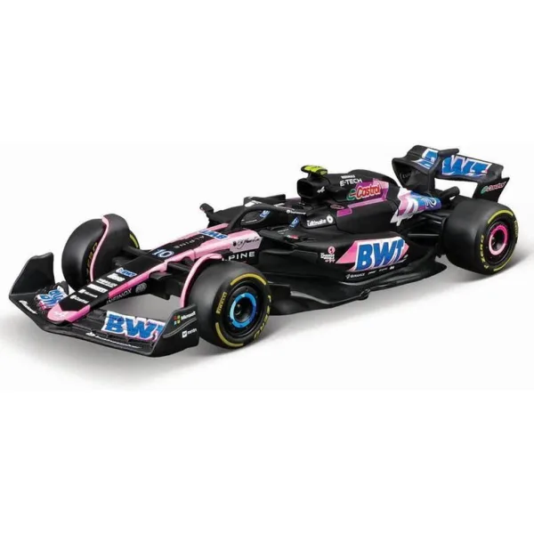 Bburago: BWT Alpine F1 Team A524 (2024) F1-Rennwagen Metall-Modellauto 1:43 (Pierre Gasly #10) Bild 2