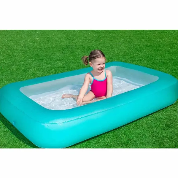 Bestway: Aquababes™ quadratisches Planschbecken mit Ringen 165 x 104 x 25 cm Bild 4