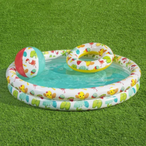 Bestway: Beachtastic aufblasbares Planschbecken 3-in-1-Set Ø 122 x 20 cm Bild 3