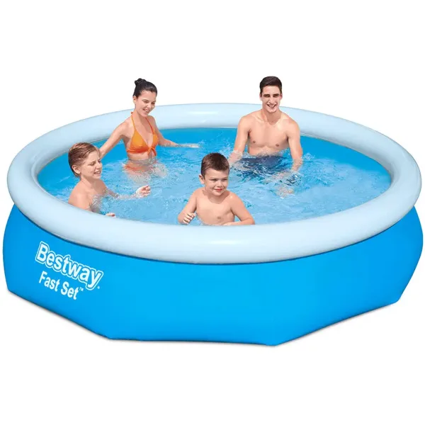 Bestway: Fast Set Aufblasbarer Pool mit Luftring 305x66 cm Bild 2