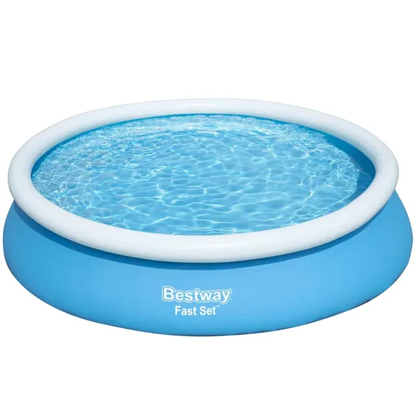 Bestway: Fast Set Aufstellpool mit aufblasbarem Rand 366x76cm Bild 2