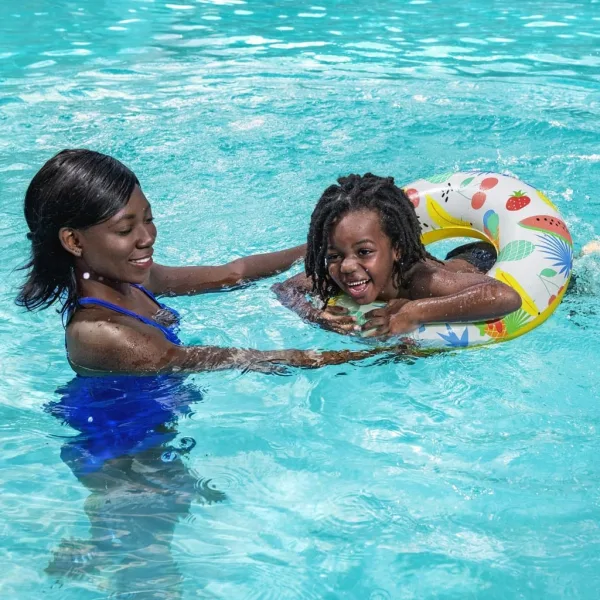 Bestway: Fröhlicher Schwimmring mit tropischem Muster, in zwei Varianten, 61 cm, 1 Stück Bild 3