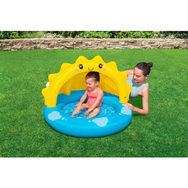 Bestway: Fröhliches Planschbecken mit Sonnenmotiv 101 x 97 x 71 cm Bild 3
