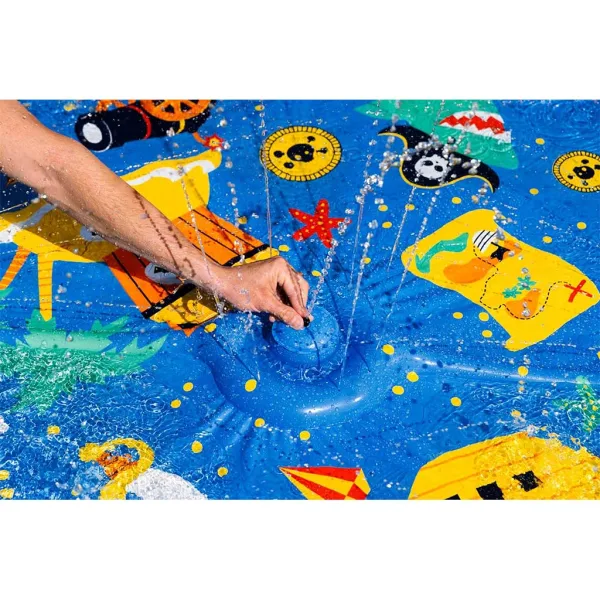 Bestway: Planschbecken mit Wasserspritzer, Piratenmotiv, 170 x 140 cm Bild 2