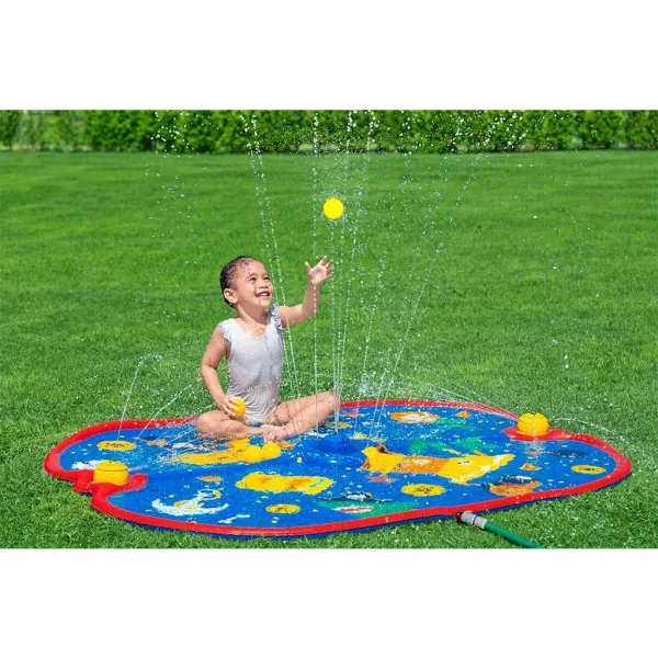 Bestway: Planschbecken mit Wasserspritzer, Piratenmotiv, 170 x 140 cm Bild 4