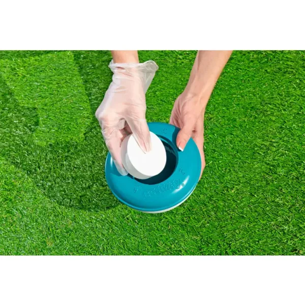Bestway: Schwimmender Chemikaliendosierer Ø 16 x 10,3 cm Bild 4