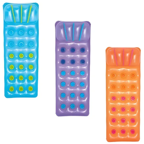 Bestway: Summer Colors bunte Luftmatratze mit Becherhalter in verschiedenen Ausführungen 188x71cm Bild 1