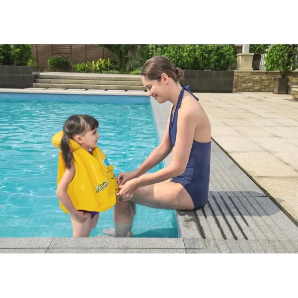 Bestway: Swim Safe - Aufblasbare Kinder-Schwimmweste 51x46cm Bild 2