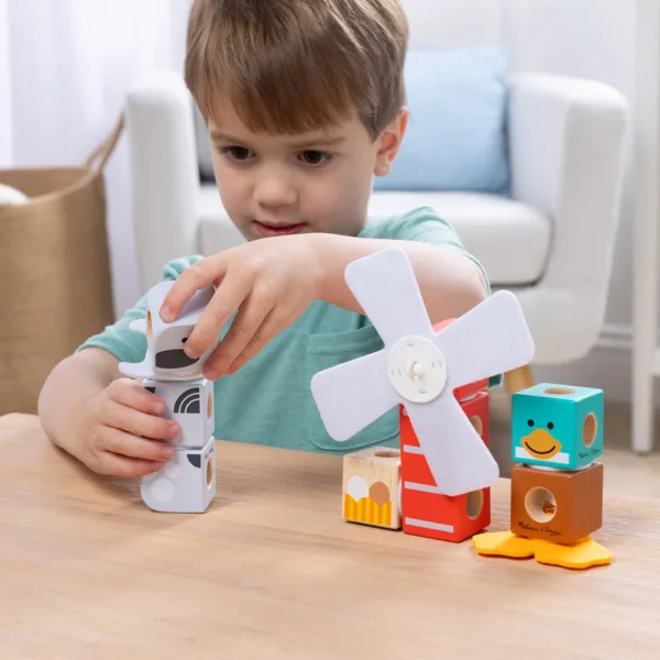 Blockables: Bauernhof-Freunde Holzbaukasten - Melissa & Doug Bild 3