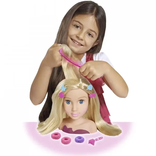Blonder frisierbarer Puppenkopf mit Zubehör - Simba Toys Bild 3