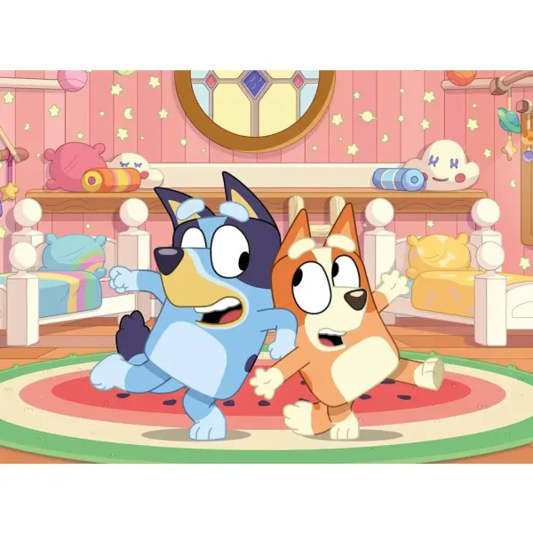 Bluey 2-in-1 24-teiliges Eco Mini Puzzle und Malbuch 35x25cm - Lisciani Bild 2
