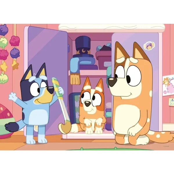 Bluey 2-in-1 60-teiliges Puzzle und Malset 50x35cm - Lisciani Bild 2