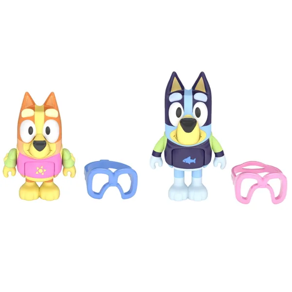Bluey: Bluey und Chilli Poolparty Spielfigurenset Bild 2
