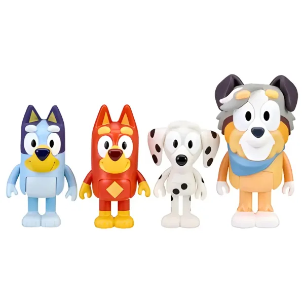 Bluey: Bluey und Freunde in der Schule 4-teiliges Spielfigurenset Bild 2