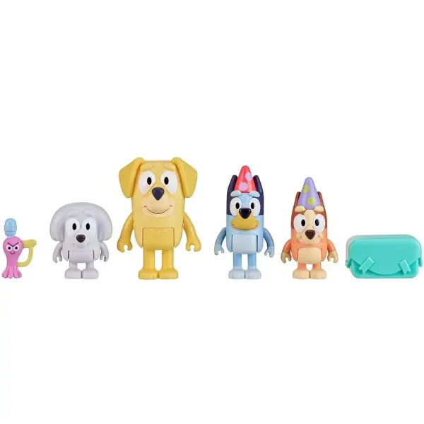 Bluey: Pass das Paket weiter 4er-Spielfiguren-Set Bild 2