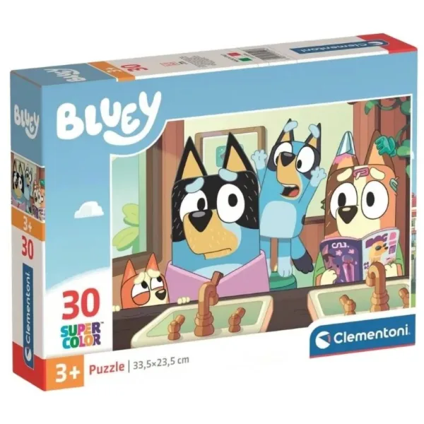 Bluey Super Color 30-teiliges Puzzle - Clementoni Bild 1
