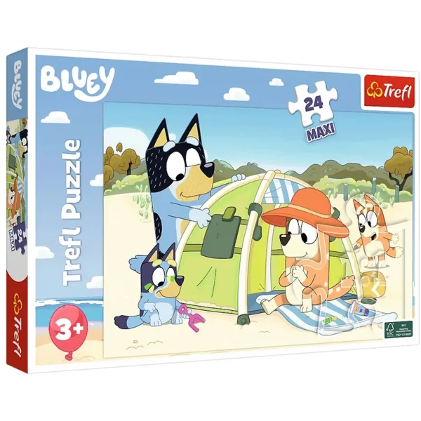Blueys wundervoller Tag 24-teiliges Maxi-Puzzle – Trefl Bild 1