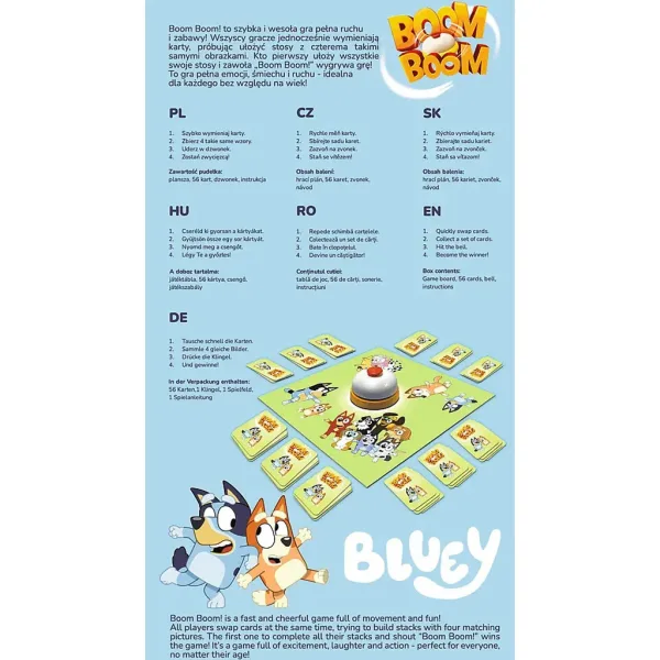 Boom Boom Bluey Brettspiel - Trefl Bild 3