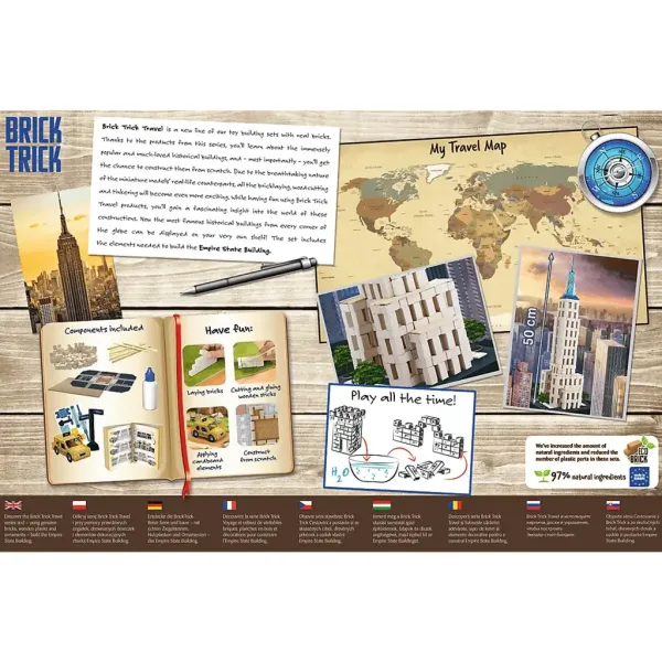 Brick Trick Bauen mit Ziegeln: Empire State Building XL Bauset - Trefl Bild 3