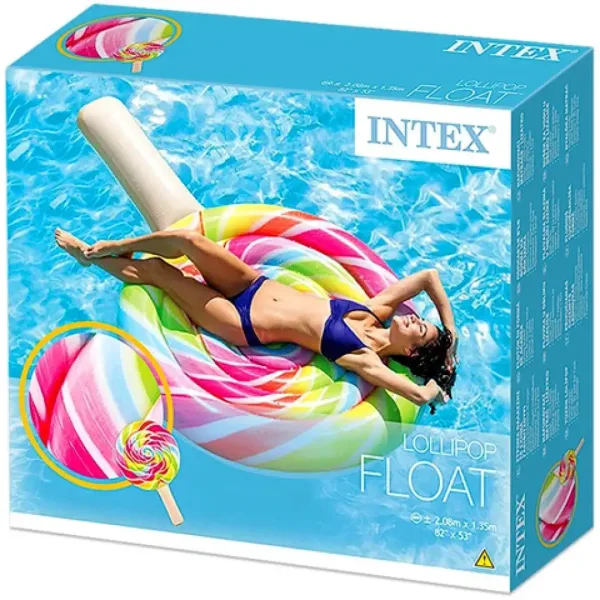 Bunte Lutscher aufblasbare Matratze 208x135cm - Intex Bild 3