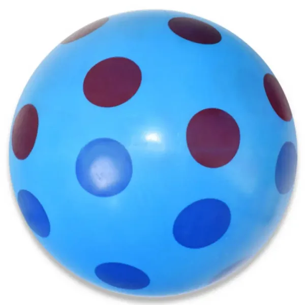 Bunter Gummiball mit Punkten in verschiedenen Ausführungen, 22 cm Bild 2