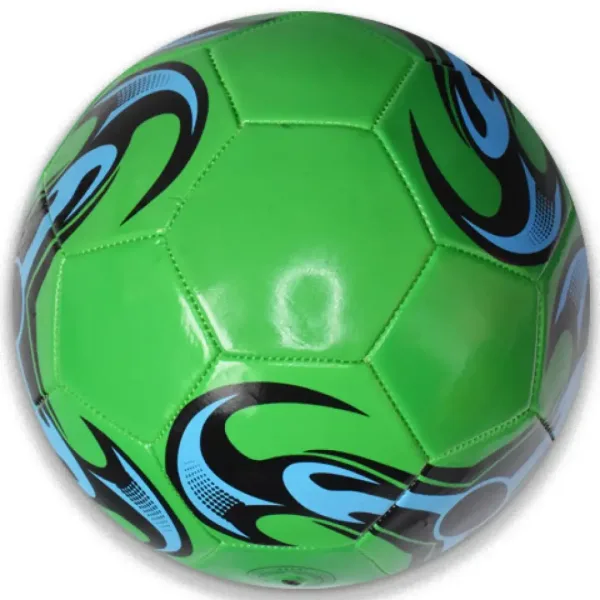 Bunter Kunstleder-Fußball mit verschiedenen Mustern, 22 cm Bild 4
