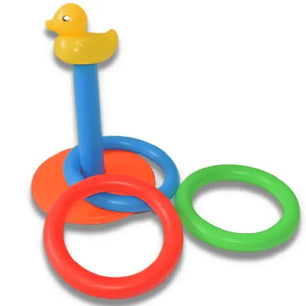Buntes Enten-Ringwurfspiel-Set Bild 2