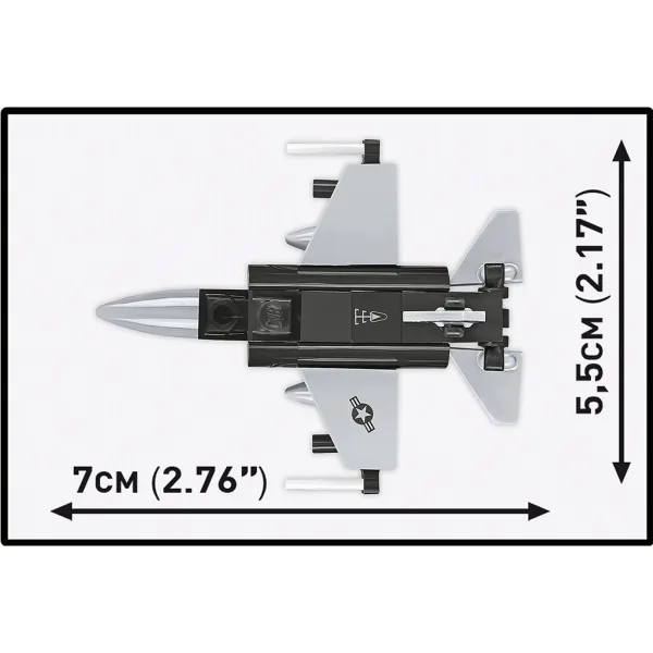 COBI: Armed Forces F-16D Fighting Falcon Bausatz (5941) Bild 4