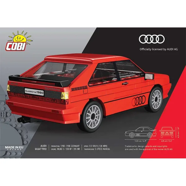 COBI: Audi Quattro 1980 Auto-Bauset (24664) Bild 2