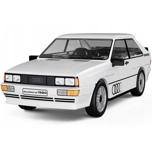 COBI: Audi Quattro 1980 weißes Auto-Bauset (24665) Bild 3