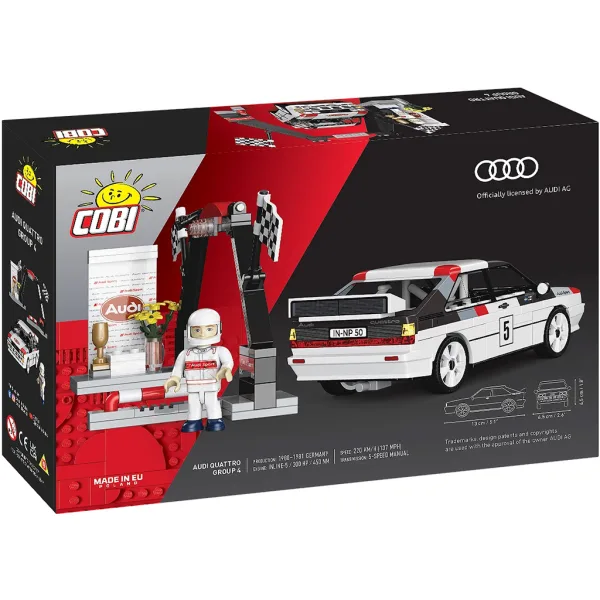 COBI: Audi Quattro Gruppe 4 Auto-Bausatz (24666) Bild 5
